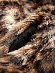 Animal Short Faux Fur Jacket - Image 7 of 8
