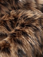 Animal Short Faux Fur Jacket - Image 8 of 8