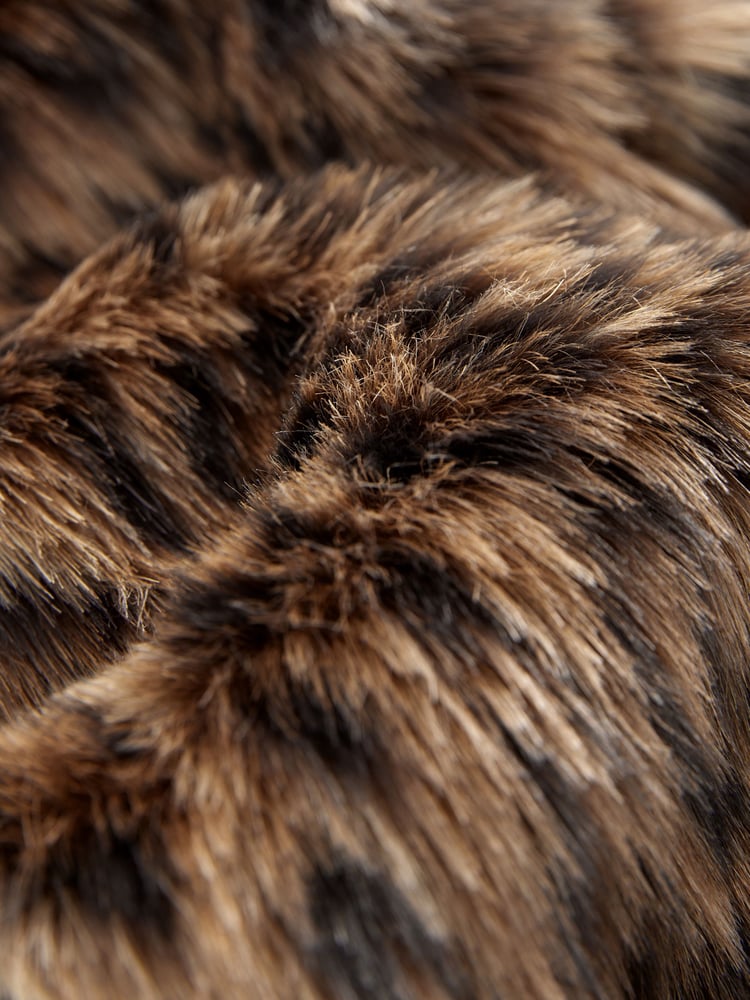 Animal Short Faux Fur Jacket - Image 8 of 8