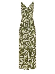 Long Tall Sally Green LTS Tall Wine Red Floral Print Maxi Dress - Image 5 of 5
