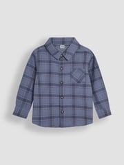 JoJo Maman Bébé Blue Check Shirt - Image 1 of 5