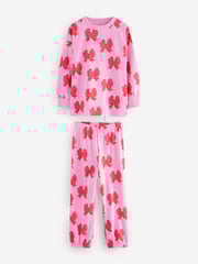 Red Bow/Heart Bow Jogger Pyjamas 3 Pack (3-16yrs) - Image 10 of 13