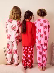 Red Bow/Heart Bow Jogger Pyjamas 3 Pack (3-16yrs) - Image 4 of 13