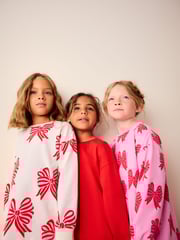 Red Bow/Heart Bow Jogger Pyjamas 3 Pack (3-16yrs) - Image 5 of 13