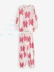 Red Bow/Heart Bow Jogger Pyjamas 3 Pack (3-16yrs) - Image 8 of 13