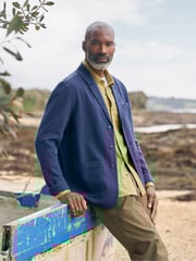 Seasalt Cornwall Light Blue Mens Tollgate Jacket - Image 1 of 6