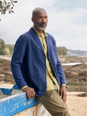 Seasalt Cornwall Light Blue Mens Tollgate Jacket - Image 3 of 6