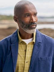 Seasalt Cornwall Light Blue Mens Tollgate Jacket - Image 4 of 6