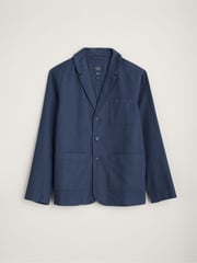 Seasalt Cornwall Light Blue Mens Tollgate Jacket - Image 5 of 6