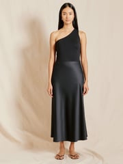Albaray One Shoulder Black Dress - Image 1 of 5