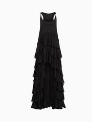 AllSaints Black Cavarly Maxi Dress - Image 7 of 7