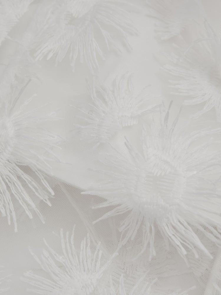 Anna Quan Sheer Applique Top - Image 6 of 6