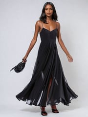Religion Black Infamous Olsen Full Layer Maxi Dress - Image 1 of 5