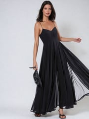 Religion Black Infamous Olsen Full Layer Maxi Dress - Image 4 of 5