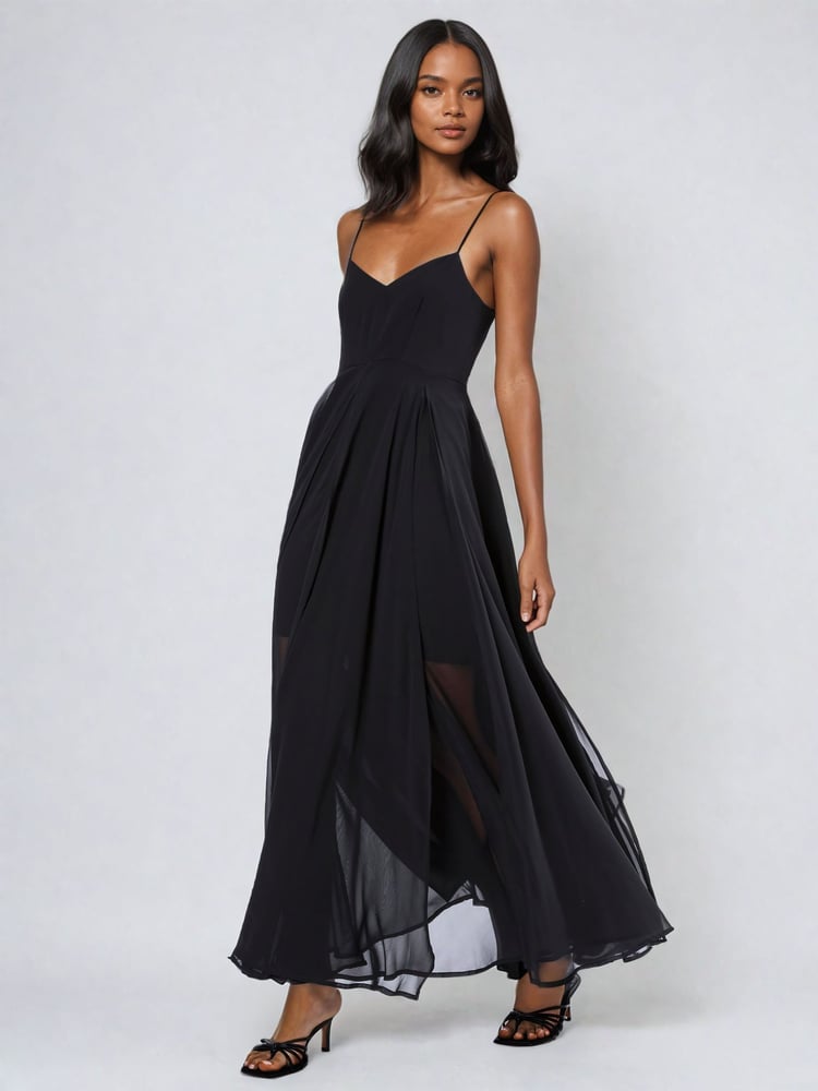 Religion Black Infamous Olsen Full Layer Maxi Dress - Image 5 of 5