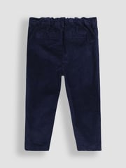 JoJo Maman Bébé Navy Tartan Waistcoat Shirt and Trousers Set - Image 9 of 12