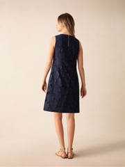 Ro&Zo Blue Lace Mini Shift Dress - Image 4 of 5
