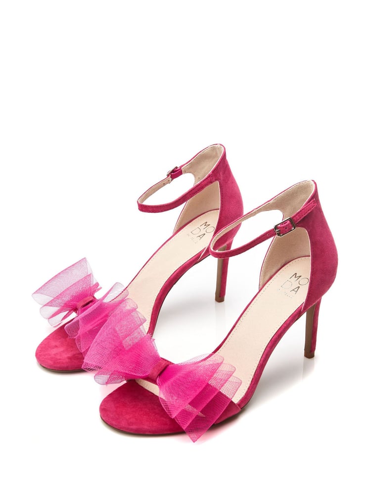 Moda in Pelle Raeleigh Stilletto Sandals With Bow Trim - Image 2 of 4