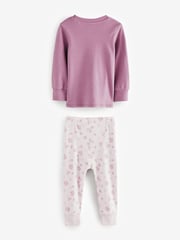 Lilac Purple Character Long Sleeve Snuggle Pyjamas 3 Pack (9mths-16yrs) - Image 8 of 13
