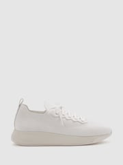 Weiß - Reiss – Time Hybrid – Lauf-Sneaker aus Strick - Bild 1 von 5