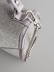 Silver Tabitha Simmons Stella Sparkle Handheld Bag - Image 13 of 18
