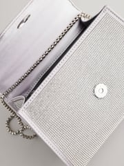 Silver Tabitha Simmons Stella Sparkle Handheld Bag - Image 16 of 18