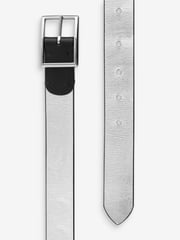 Black/Silver Regular Reversible Belt - Image 7 of 8