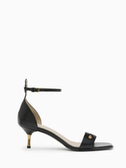 AllSaints Black Gloria Sandals - Image 3 of 7