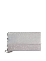 Dune London Silver Esmes Structured Foldover Clutch - Image 3 of 6