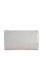 Dune London Silver Esmes Structured Foldover Clutch - Image 4 of 6