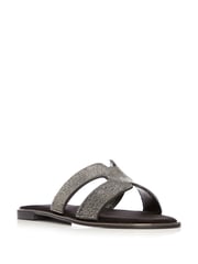 Moda in Pelle Ormay H-Strap Embellished Sliders - Image 2 of 6