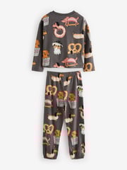Charcoal Grey Jogger Pyjamas 3 Pack (3-16yrs) - Image 10 of 13