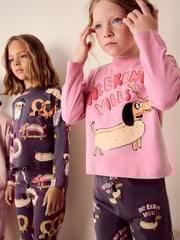 Charcoal Grey Jogger Pyjamas 3 Pack (3-16yrs) - Image 4 of 13