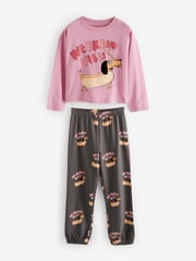 Charcoal Grey Jogger Pyjamas 3 Pack (3-16yrs) - Image 8 of 13