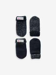 Navy Blue Thinsulate™ Mittens 2 Pack (3mths-6yrs) - Image 1 of 4