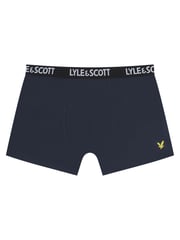 Lyle & Scott Blue Boys Markus Underwear Trunks 3 Pack - Image 2 of 4