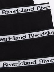River Island Black Girls Hipster 100% Cotton Briefs 5 Pack - Image 3 of 3