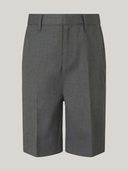 Trutex Junior Boys Slim Leg Grey 2 Pack School Shorts - Image 4 of 5