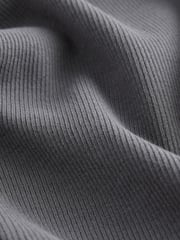 Charcoal Grey 1 Pack Rib Flare Leggings (3-16yrs) - Image 7 of 8