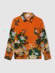 Raishma Silk Printed Button-Through Shirt - Image 2 of 5