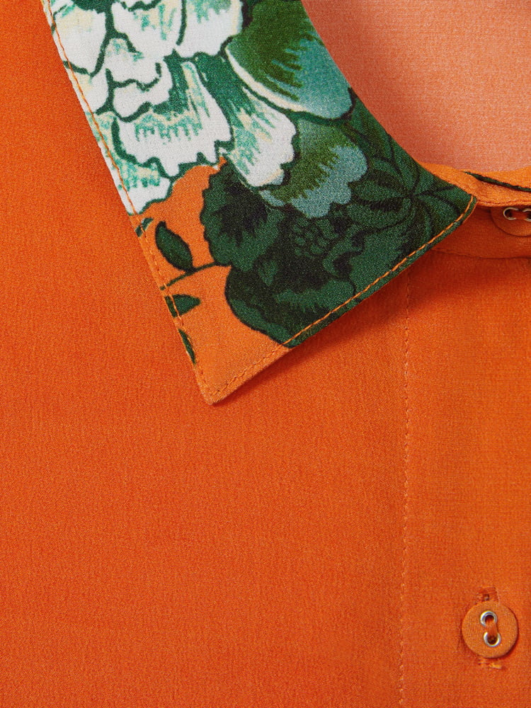 Raishma Silk Printed Button-Through Shirt - Image 5 of 5