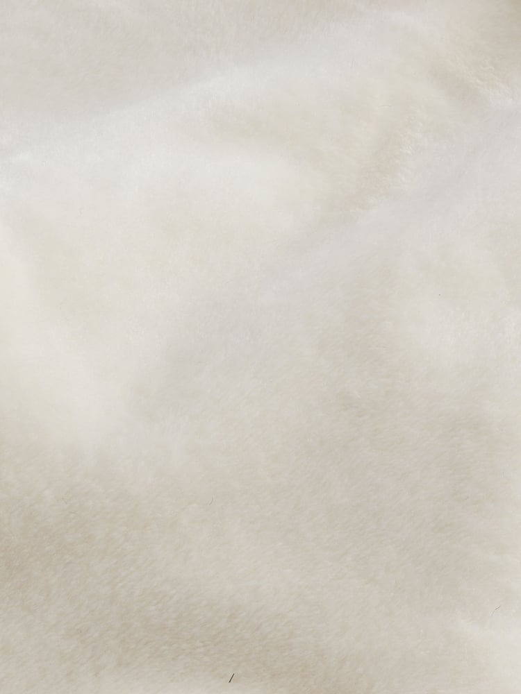 Cream Velour Baby Beanie Hats 2 Pack (0-12mths) - Image 4 of 4
