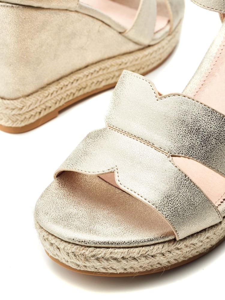 Moda In Pelle Rikolia Wedge Sandals - Image 4 of 4