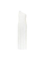 Ro&Zo White One Shoulder Beaded Dress - Image 7 of 8