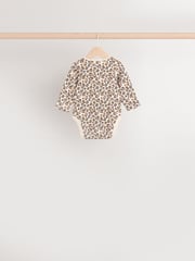 Neutral 5 Pack Baby 100% Cotton Bodysuits 5 Pack - Image 8 of 12