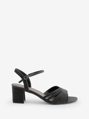 Simply Be Black Halter Back Sandals - Image 1 of 5