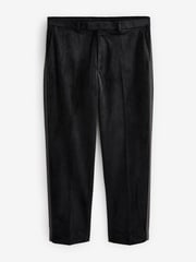 Black Velvet Tuxedo Trousers - Image 7 of 11