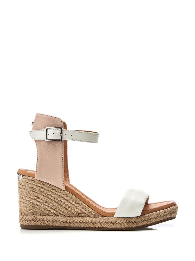 Moda in Pelle Phyllis Square Toe Two Strap Wedge Sandals - Image 1 of 4