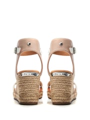 Moda in Pelle Phyllis Square Toe Two Strap Wedge Sandals - Image 3 of 4