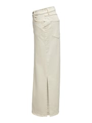 ONLY White Side Split Denim Maxi Skirt - Image 6 of 6